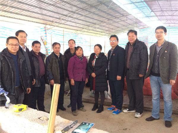 “融水县贫困村科技特派员服务创业基地及科技能力建设示范”项目的7个示范基地通过现场查定