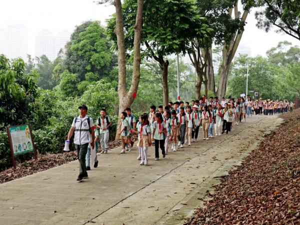 南宁市翡翠园小学到广西亚热带植物园开展春季研学活动