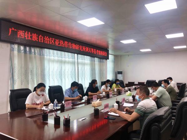 广西热作所农产品精深加工产业科技先锋队赴天等县考察交流